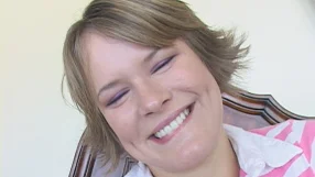 Claire Robbins fucking in the bedroom with her small tits