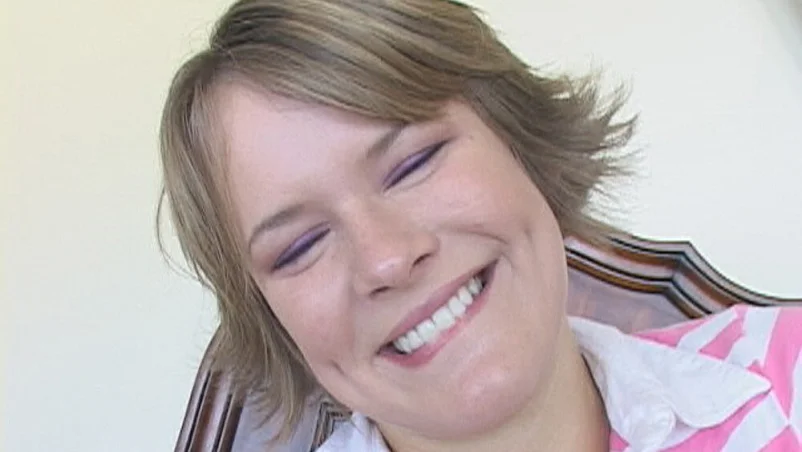 Claire Robbins fucking in the bedroom with her small tits