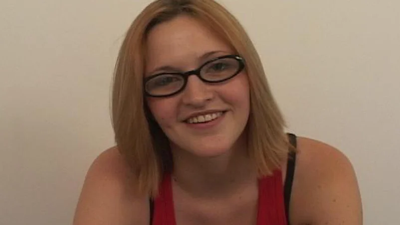 Tinka Rose fucking in the desk with her glasses
