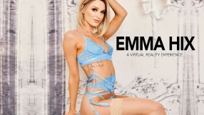 Emma Hix fucks you in her hotel room VR!!!